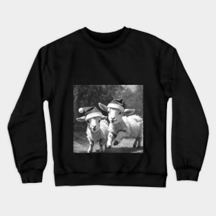 ⛧ Christmas baby goats ⛧ Crewneck Sweatshirt